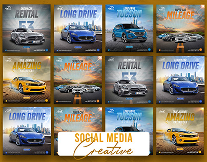 Social Media Creatives For Car Ads
