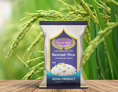 Basmati Rice package Design