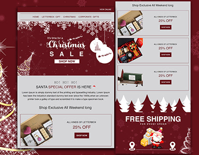 Christmas Email Template | Email Newsletter