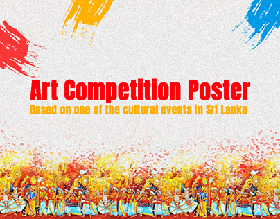 Kids Art Competition Poster | Sri Lanka
