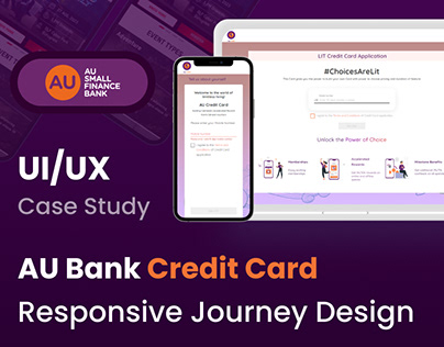 AU Bank Credit Card | UI/UX Design | Case Study