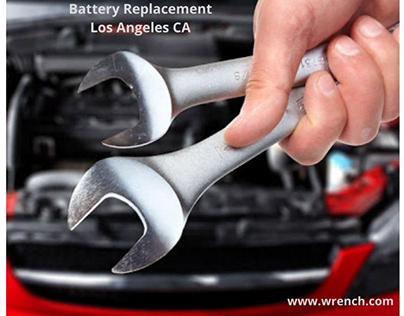 Battery Replacement Los Angeles CA - Wrench