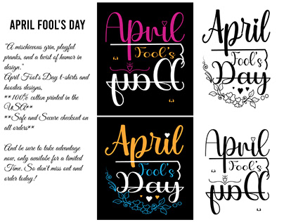 April Fool's Day T-Shirt Design
