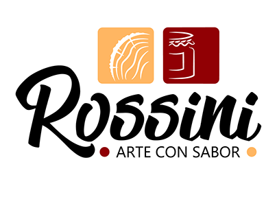 Rossini Arte con sabor - Diseño de imagotipo