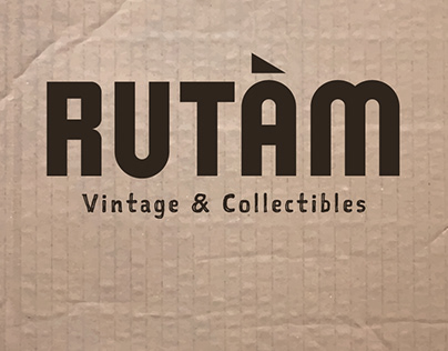 RUTÀM Vintage Shop - Logo Design, Typography