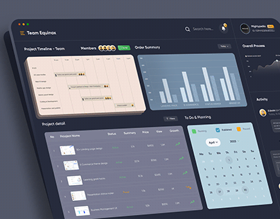 Project Management Admin Dashboard
