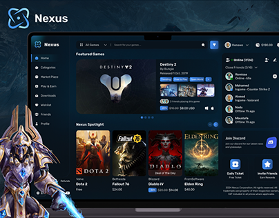 Project thumbnail - Nexus - A Gaming Marketplace
