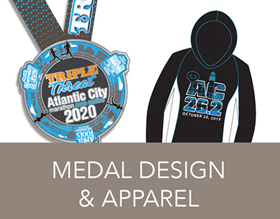 Atlantic City Marathon Race Series Medals & Apparel