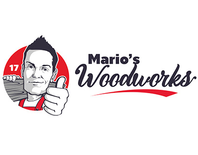 Mario's Woodworks LOGO WORK