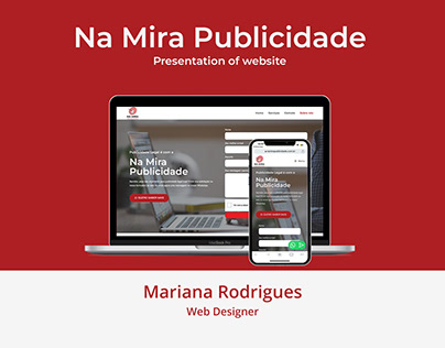 Na Mira - WordPress Website, logo, e-mail signature