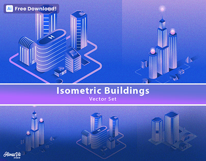 Isometric Building Illustrations