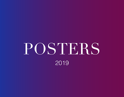 Posters I've designed in 2019