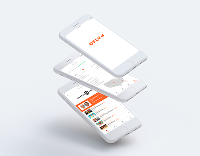 Ofly App concept, UI Design