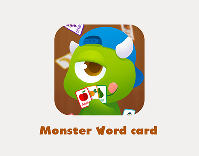 Monster Word card