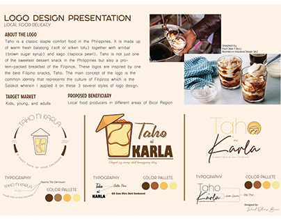 Taho ni Karla Logo and Packaging Designs