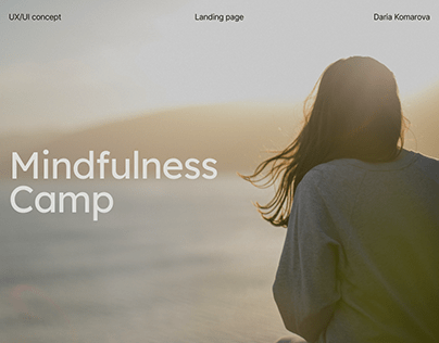 Landing page about Mindfulness
