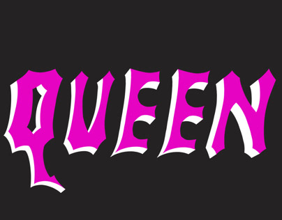 Caligrafía y lettering de Queen