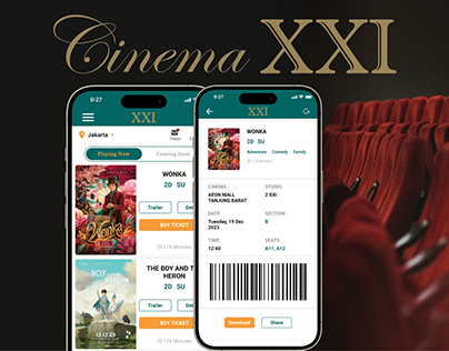 Project thumbnail - Cinema XXI Mobile App Redesign