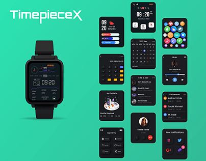 TimepieceX Smart Watch UI Kit
