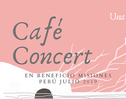 Afiche "Cafe concert"