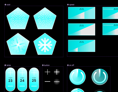 Project thumbnail - Button n interaction design to air-con APP