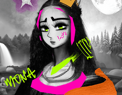 Mona Lisa Pop Art / Manga