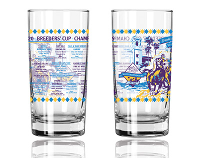 Winner's Glass Design for Breeders' Cup Shop