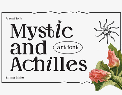 Mystic and Achilles Art Font