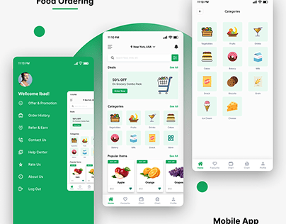 Food App - Mobile App Design