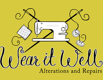 Wear it Well Sewing Business brand design