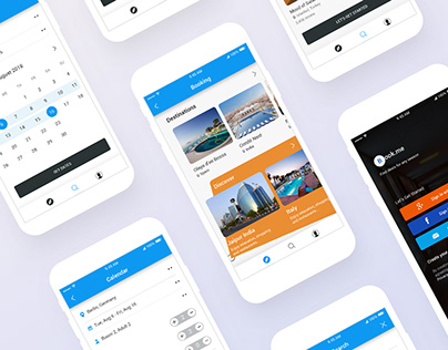 Hotel Booking app for Mobile UI