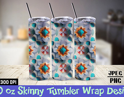 20 oz Tumbler Wrap Design, Tumbler Design