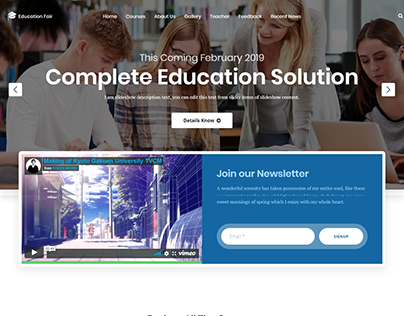 Education Fair Website