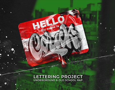 Lettering calligraphy prj underground & old school rap