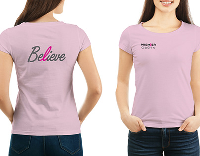 Premier OBGYN - Breast Cancer Awareness T-Shirt Design