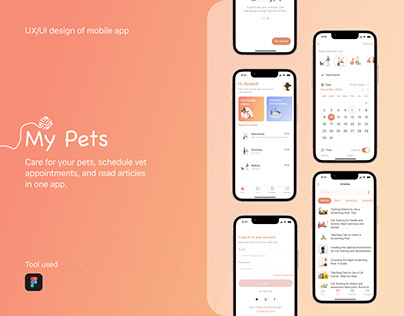 My Pets - UI/IX Mobile App
