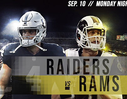 Raiders vs Rams 'MNF''