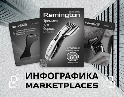 Remington | Infographics | Cards for marketplaces