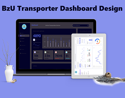 BzU Transporter CRM Dashboard Design