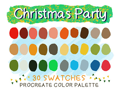 Christmas Theme Color Palette