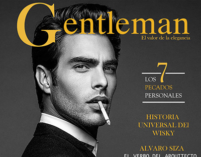 Portada de Revista Gentleman