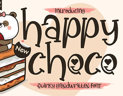 Happy Choco - Quirky Handwritten Font