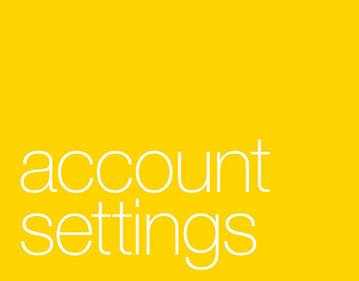 Desktop & Mobile App Account Settings Component