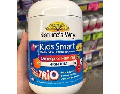 Dầu cá Kids Smart Omega 3 Fish Oil High DHA