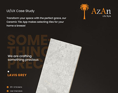 Ceramic Tiles (Azan) Ui/Ux Design Case Study