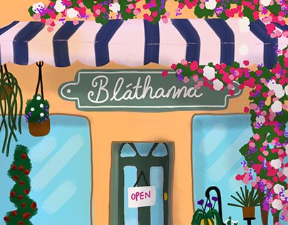 Bláthanna - Flower Shop Scene - Irish Language