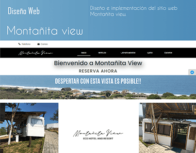 Diseño de páginas web - Montañita view