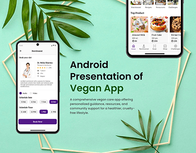Vegan app android presentation