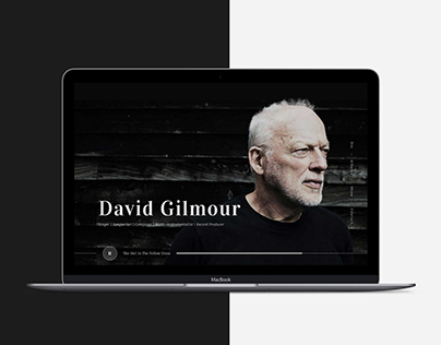 David Gilmour Website Redesign