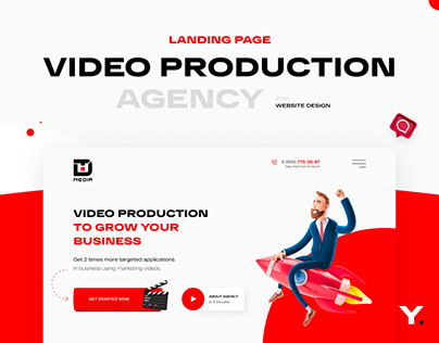 Video production agency | Landing Page